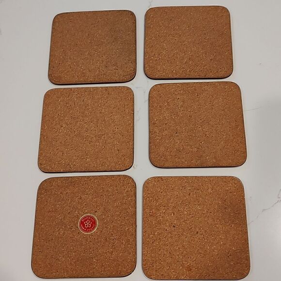 Pimpernel Acrylic Traditional Coasters Oriental Floral Design Set of 6 - Picture 5 of 13